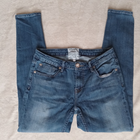 YASO NY GUC Stretch Denim Skinny Ankle Jeans JRS size 7 - Picture 3 of 10